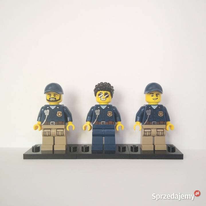 Lego City Policjanci pakiet 3 figurek 3 biały małopolskie