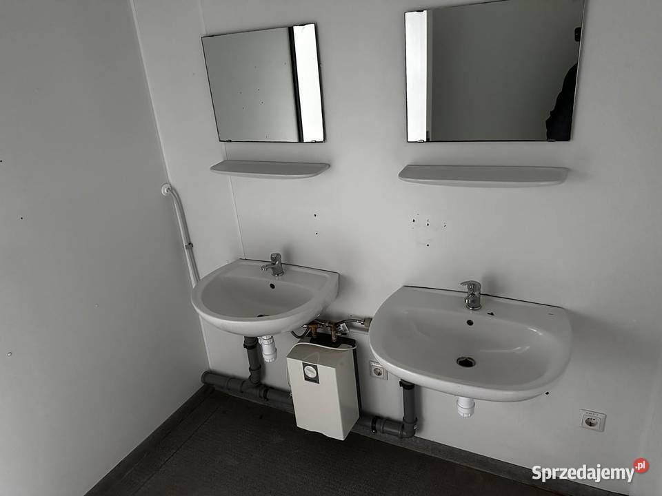 KONTENER SANITARNY WYPOSAŻONY 2x WC 2x PISUAR 2x dolnośląskie