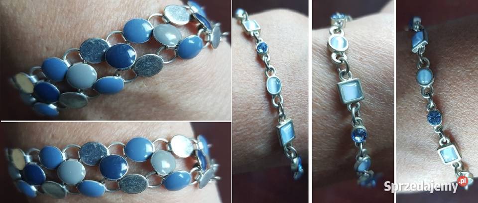 bransoletka biżuteria srebrne kryształki Kielce