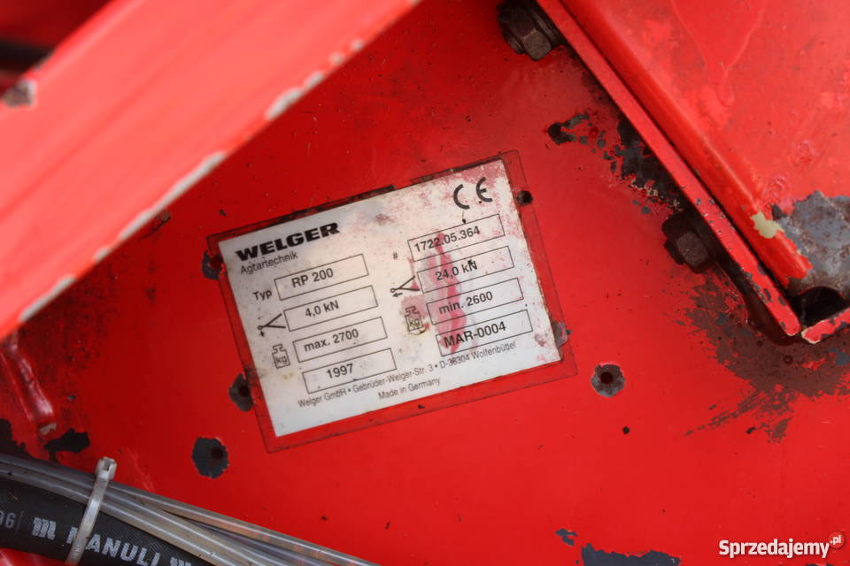 Prasa rolująca Welger RP 200 Sokoły sprzedam