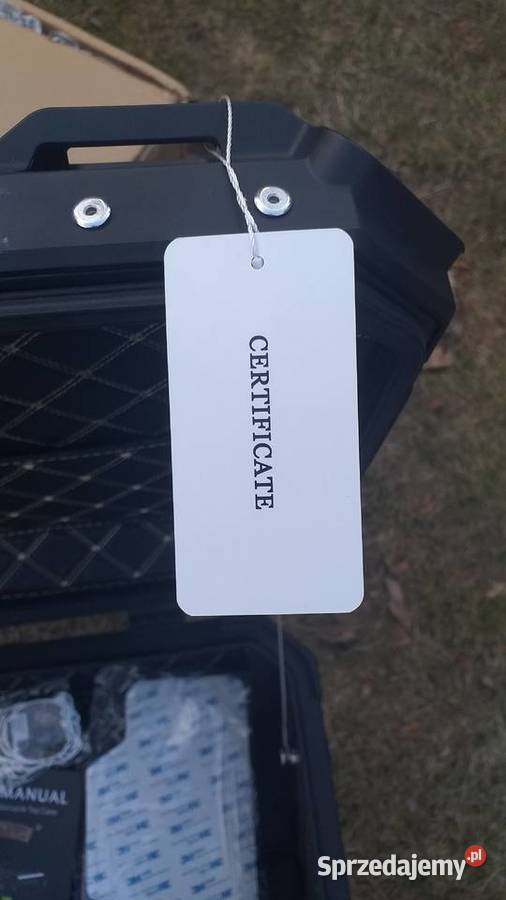 Kufer motocyklowy aluminiowy Lesanm 65L mazowieckie Wiązowna Kościelna sprzedam