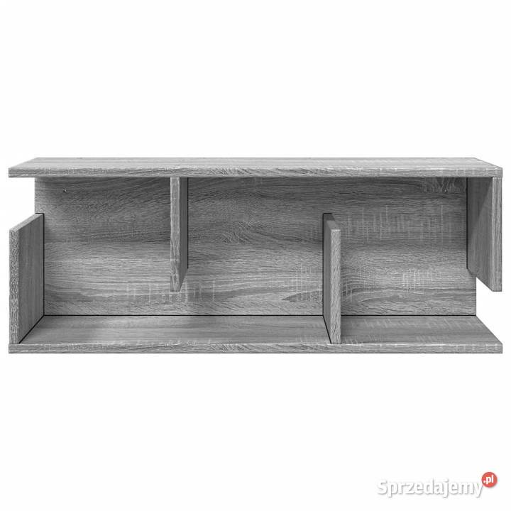 Półka ścienna 80x20x30 szary dąb sonoma WM854837 Warszawa sprzedam