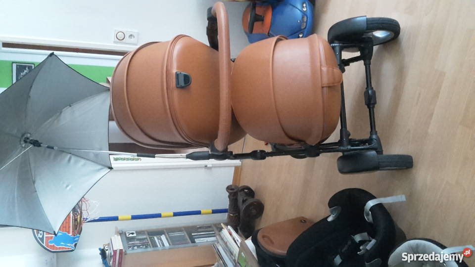 Blizniaczy Wozek 3w1 Mima Kobi Camel małopolskie Brzesko
