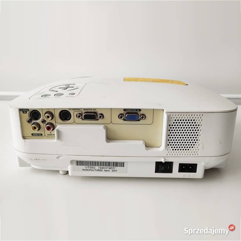 Projektor LCD NEC VT59 biały Jasionów