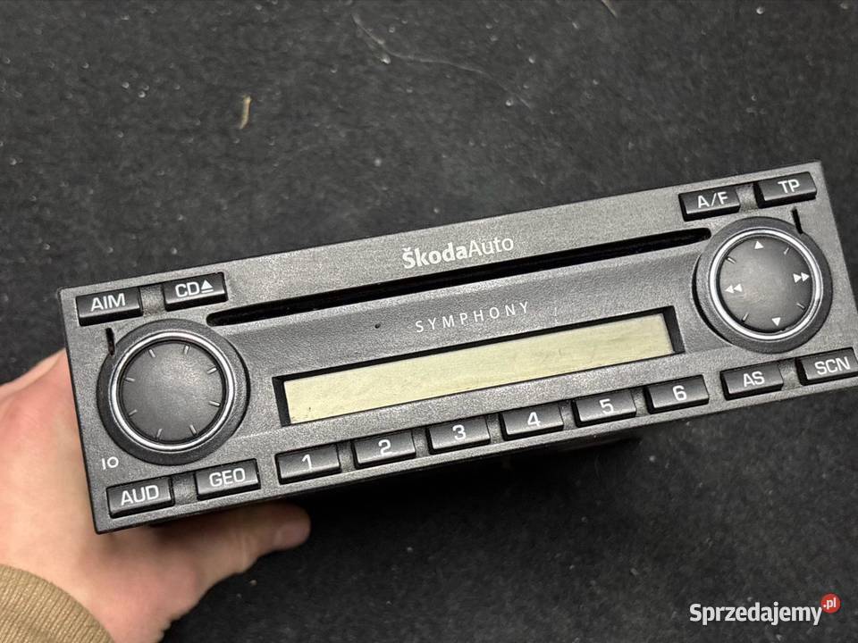 RADIO SAMOCHODOWE SKODA Auto Symphony CD Łuków sprzedam