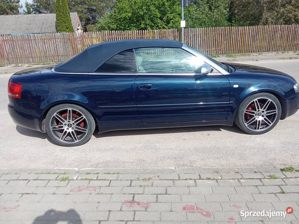 Audi a4 b6 cabrolet LPG Nowe Miasto Lubawskie