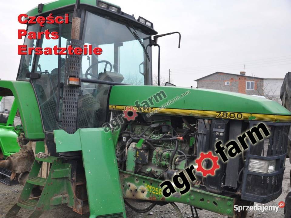 John Deere 7800 części skrzynia biegów zwolnica Byków