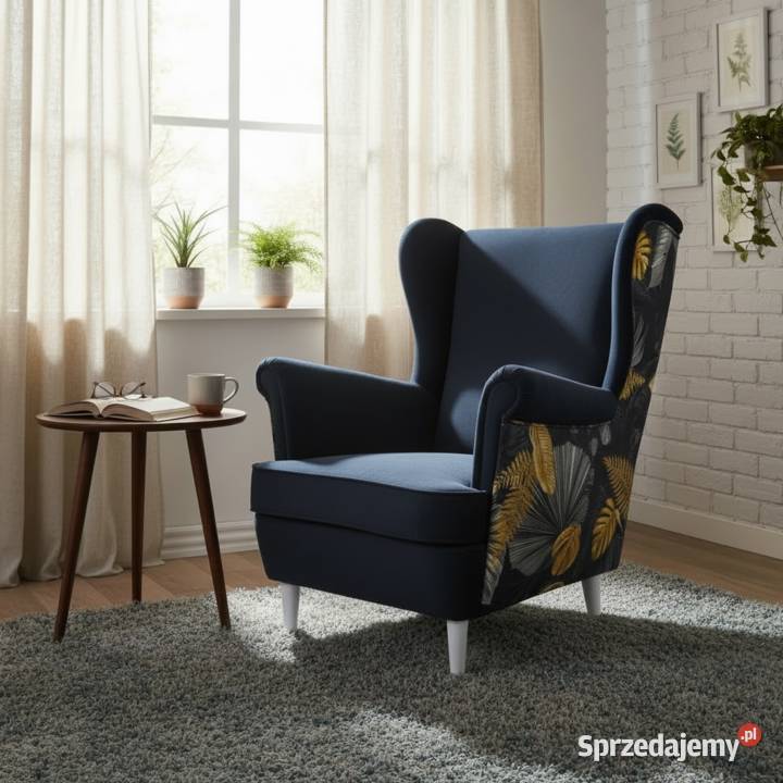 Fotel Uszak Wzorzysty Różne Kolory Dostawa 0 wielkopolskie