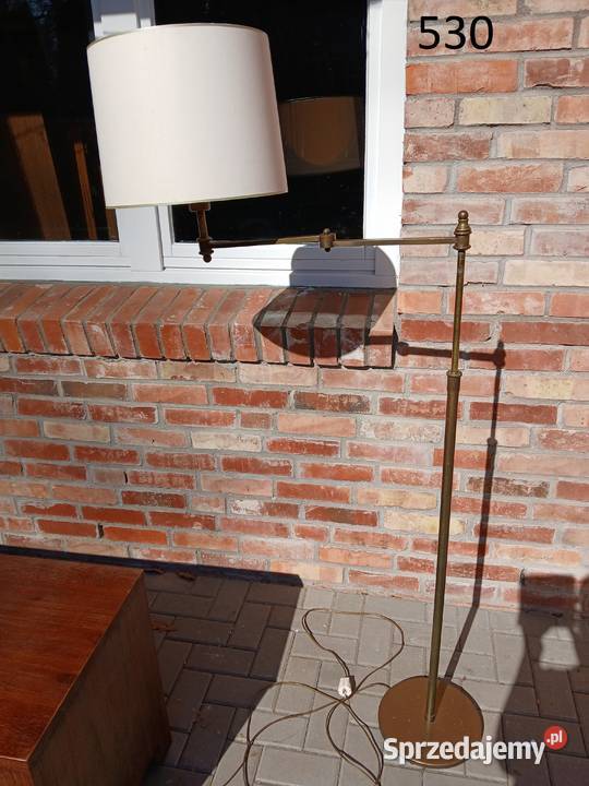 Lampa Podłogowa do czytania regulowana mosiężna zachodniopomorskie