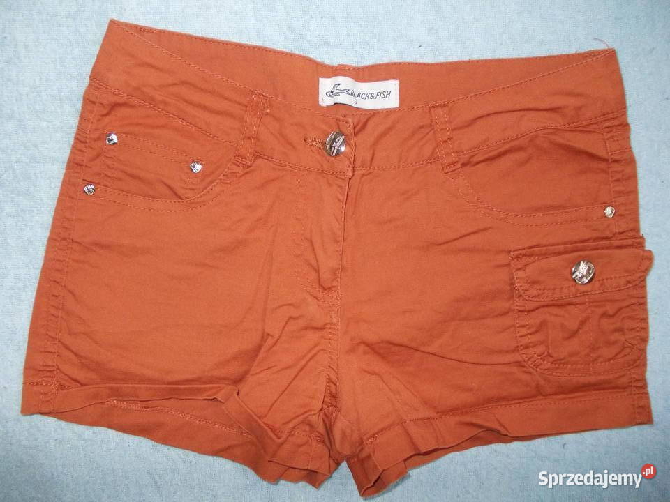 Bordowe krótkie spodenki szorty XS 34 Rozmiar 34(XS) kujawsko-pomorskie Toruń