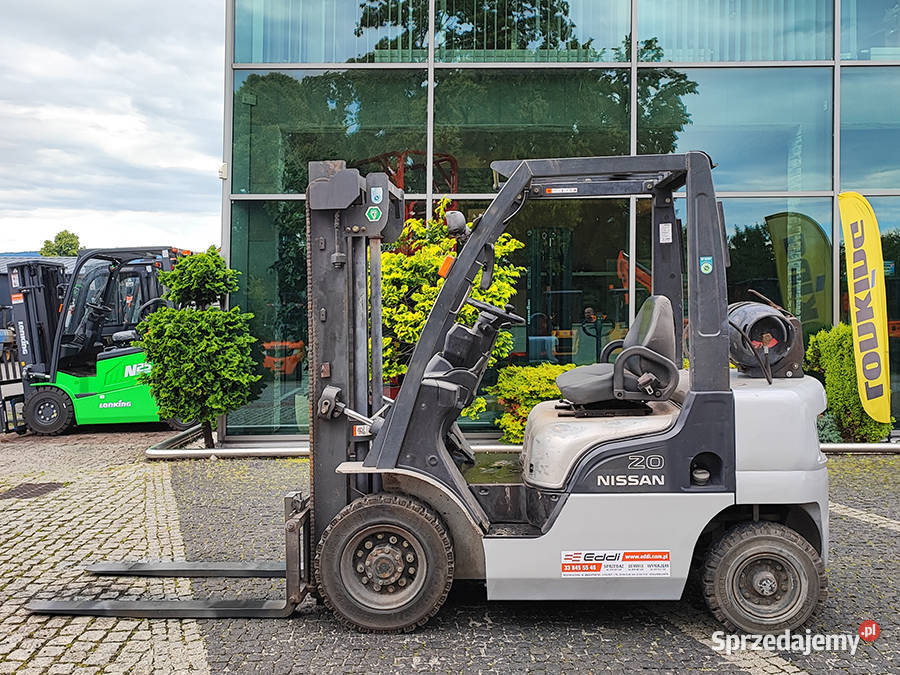 Wózek widłowy Nissan 02A20W 2 tony duplex 33 m Kęty
