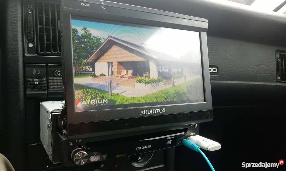 Audiovox ATU 9914TS 2 din Ekran Radio Pod Łaszczów sprzedam