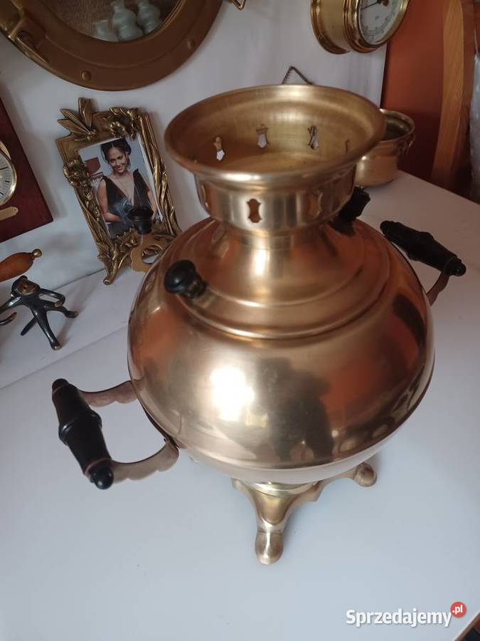 Samowar elektryczny mosiężny Poznań