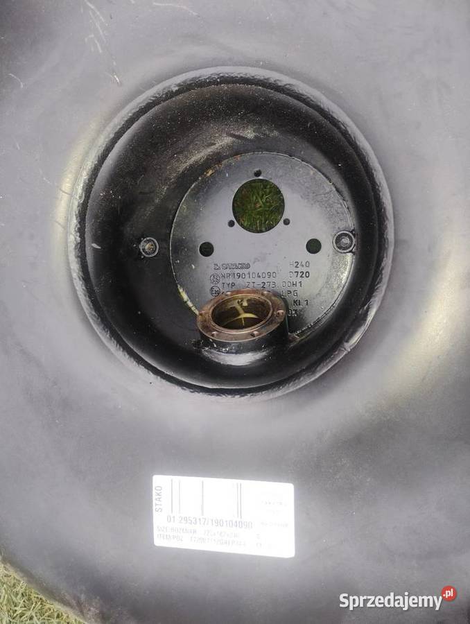 Nowa butla LPG STAKO Toroidalna w koło H240 D720 Sadkowo