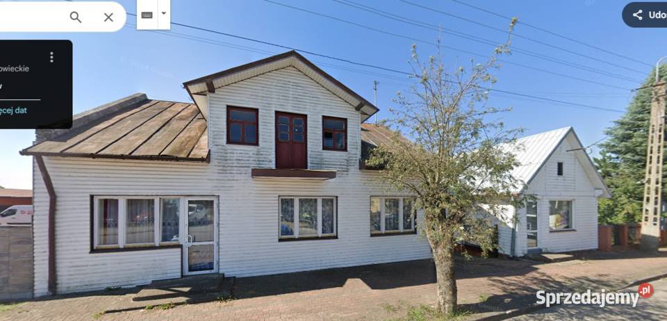 Nieruchomość działka 3 domy rzeką Bug Nur sprzedam