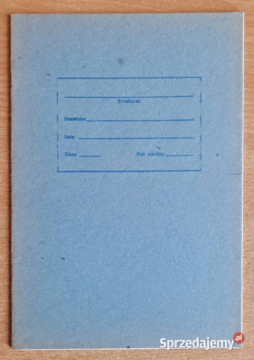 Zeszyt gładki 16 kart A5 PRL Cieszyn sprzedam