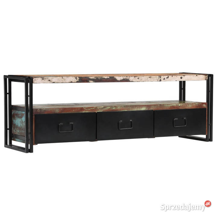 Szafka pod TV z drewna odzyskanego 120 x 30 x 40 mazowieckie Warszawa