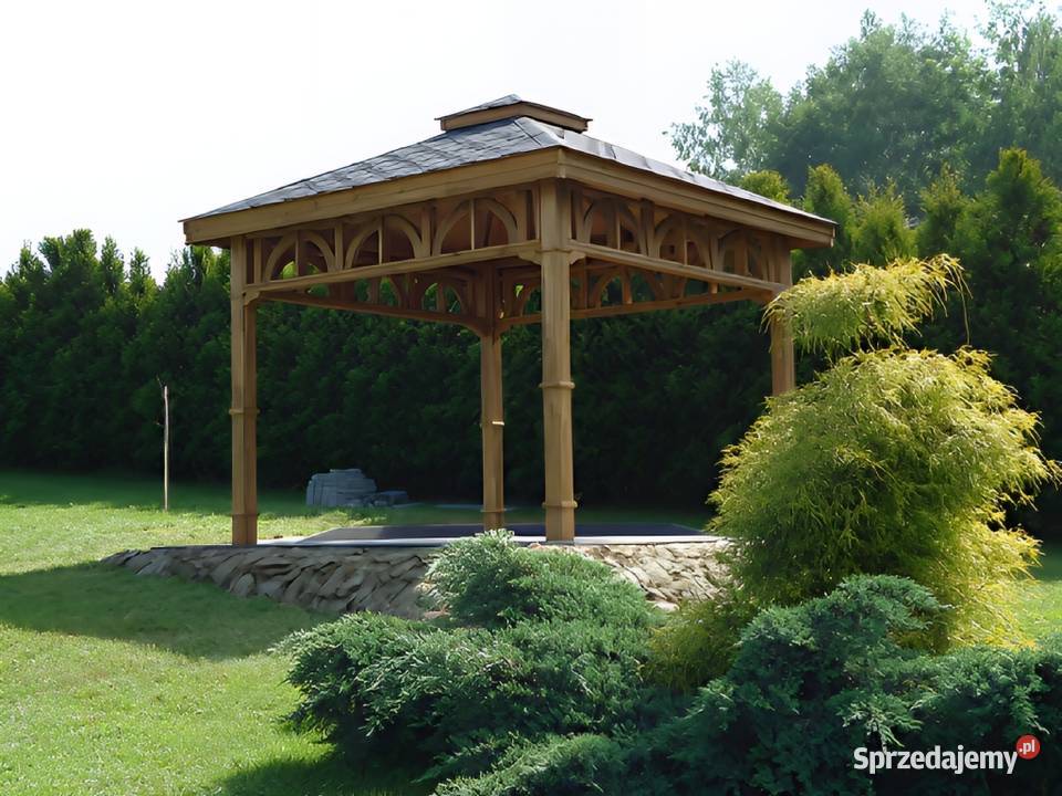 ALTANA 6 3x3m Eleganckie Półokrągłe Podpory Parzymiechy