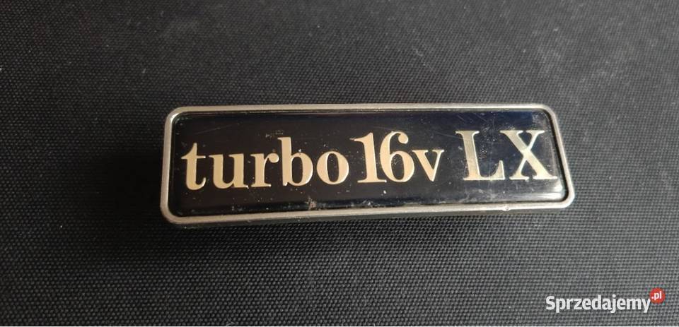 Lancia Thema LX 16V Turbo Emblemat znaczek