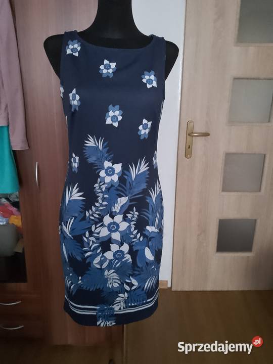 Sukienka granatowa Rozmiar 38(M) Chrzanów