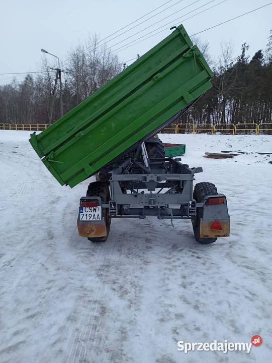 przyczepa wywrotka dwustronna hl 6011