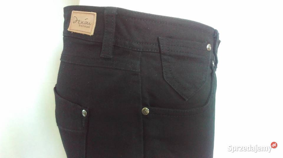 SPODNIE damskie Rybaczki KOLANO czarny jeans r Białystok sprzedam