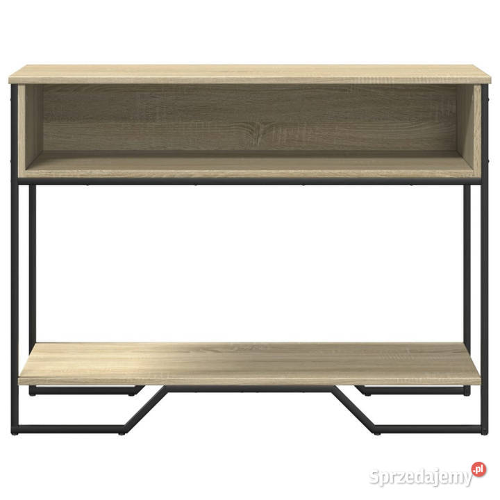 Stolik konsolowy dąb sonoma 100x35x745 WM848530 mazowieckie Warszawa