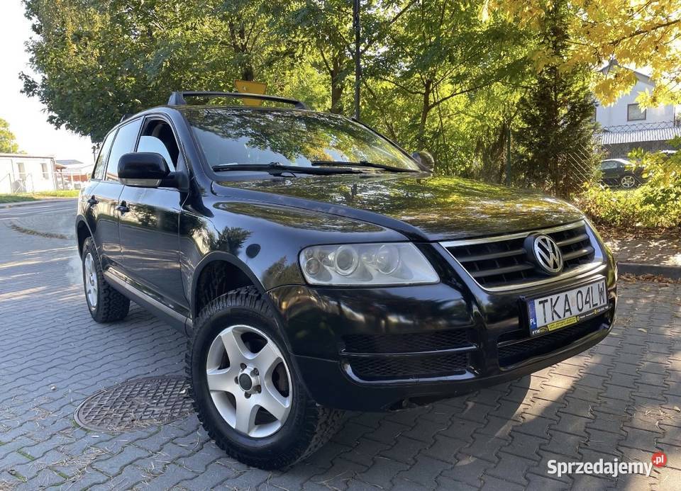 Volkswagen Touareg 25TDI 174 4x4 2004 HAK świętokrzyskie Pińczów sprzedam