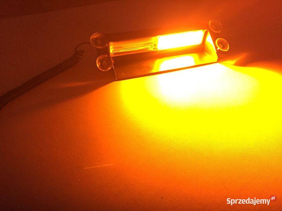 Stroboskop na szybę 2x8W COB 12V 3 tryby NOWA Pomiechówek sprzedam