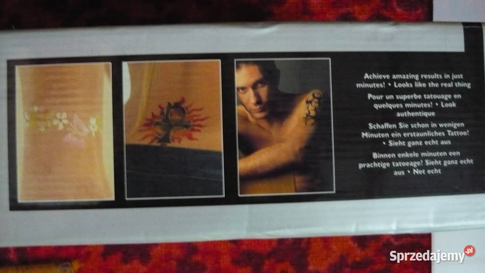 Zestaw do malowania tatuaży zmywalnych airbrush podlaskie Sokółka