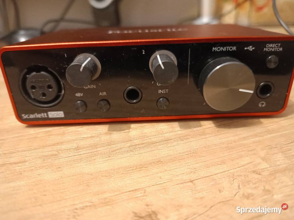 Interfejs audio focusrite Wzmacniacze i pokrewne kujawsko-pomorskie Grudziądz sprzedam