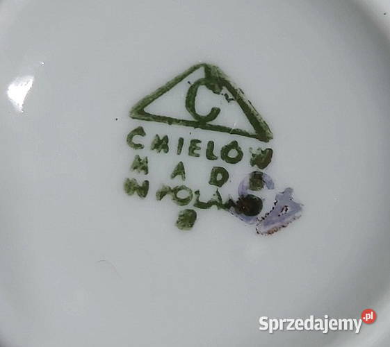 Komplet filiżanek porcelanowych Ćmielów PRL mazowieckie Radom sprzedam