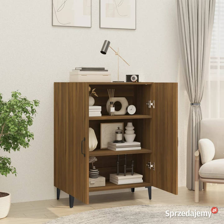 Szafka brązowy dąb 70x34x90 materiał Pozostałe mazowieckie Warszawa