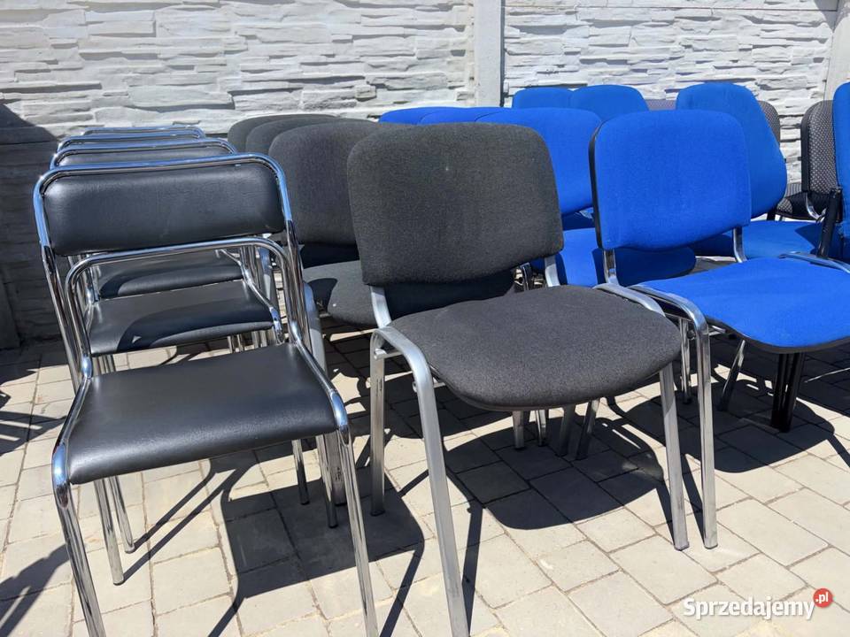 4 Krzesła wkładane jedno w drugieRozne wielkopolskie Ostrów Wielkopolski