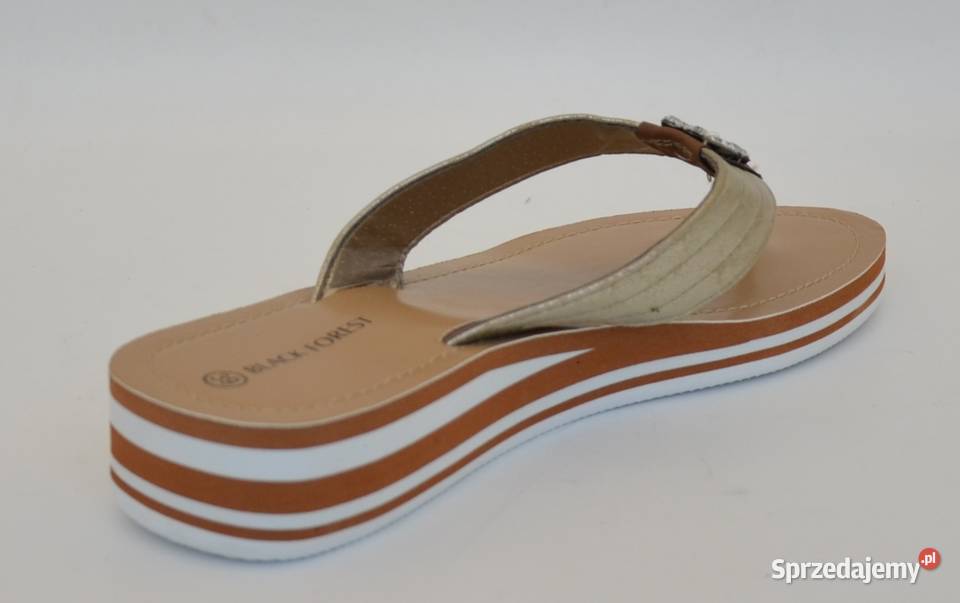 Damskie złote japonki rozmiar 37 inna Damskie sprzedam