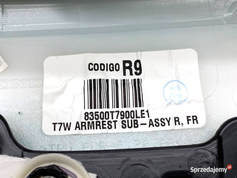 BOCZEK DRZWI PRAWY PRZÓD HONDA HRV Crossover osobowe