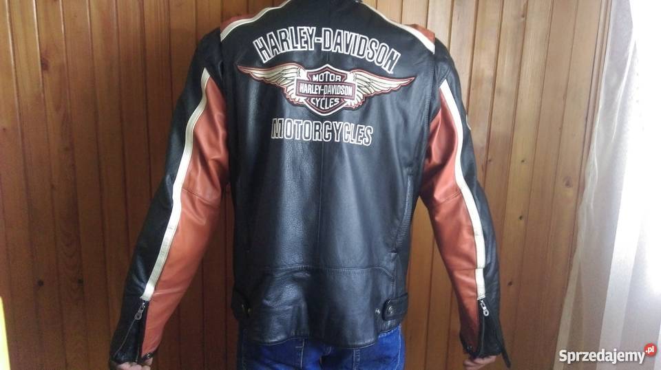 KURTKA SKÓRZANA HARLEYDAVIDSON L i XXL Rozmiar L Moda i Styl