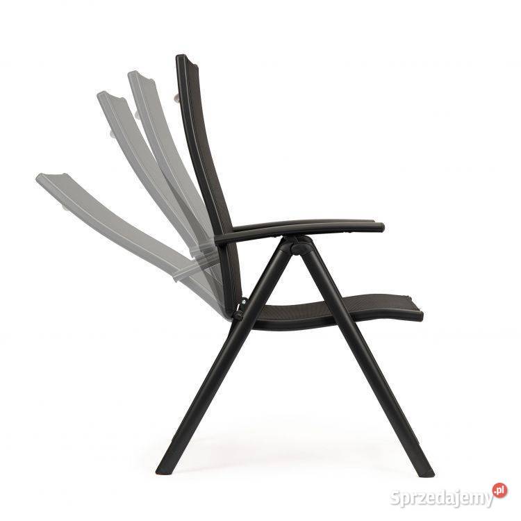 Krzesło ogrodowe regulacja oparcia zestaw 2 Bielsk Podlaski