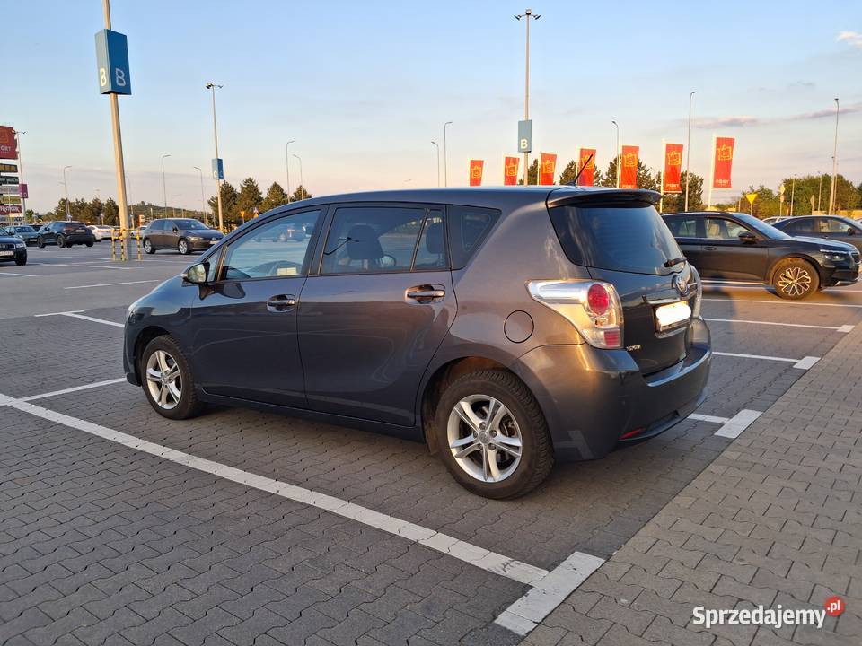 Toyota Verso polski salon 1 właściciel grafitowy Łódź