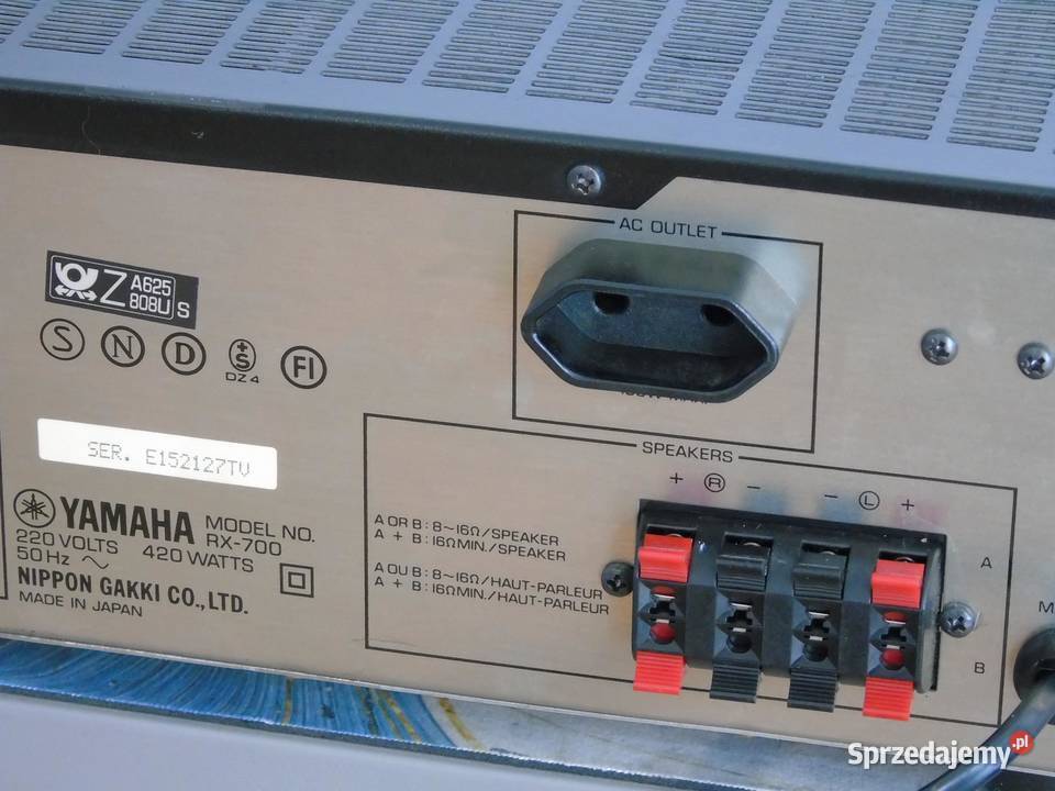 Amplituner Yamaha RX700 ładny i sprawny 420 wat Jasło