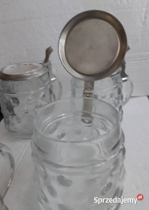 kufle szklane BMF kolekcjonerskie 4 sztuki Porcelana i szkło Warszawa