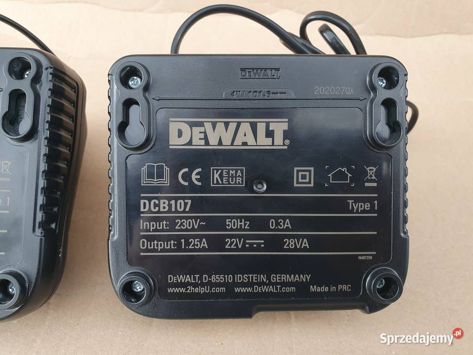 NOWA DeWalt XR DCB107 szybka Ładowarka 108V 12V Kraków