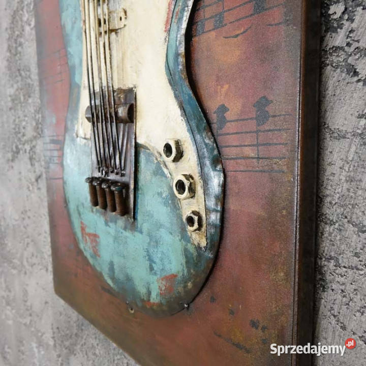 Obraz metalowy 3D LOFT MUZYKA BLUES 40x60 Chmielnik