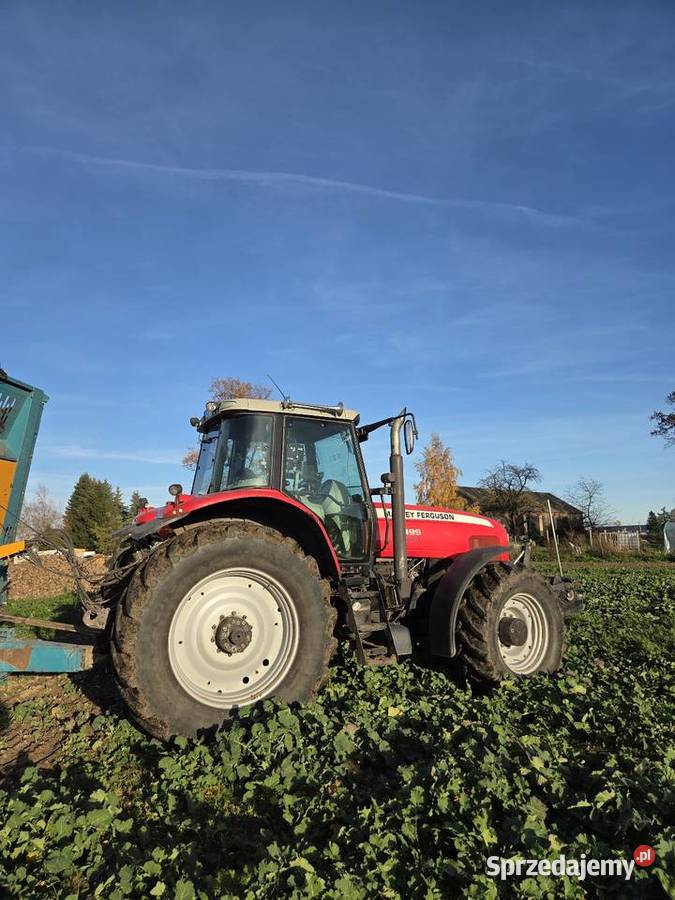 Massey Ferguson 6499 dynashift 2005 r super stan Amortyzacja przedniej osi Słupca