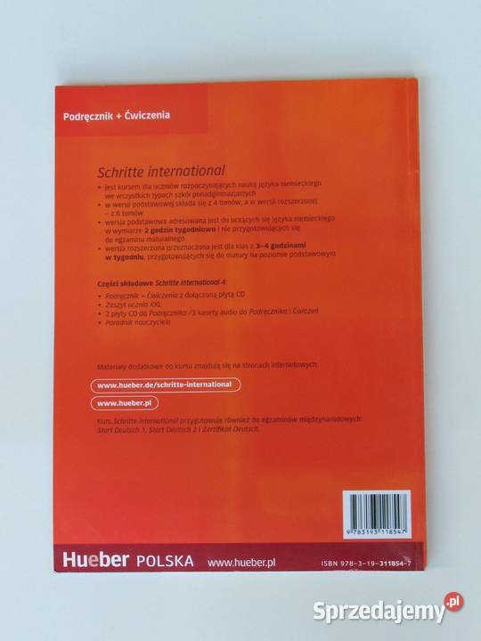 Schritte international 4 Podręcznik ćwiczenia Kraków