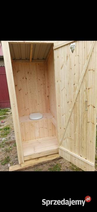 Sprzedam WC drewniane na działkę budowę Pasłęk