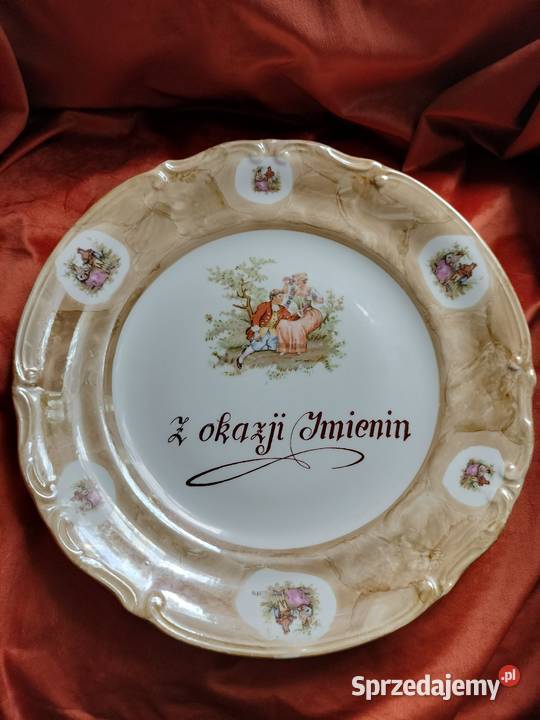 Patera talerz 30 PRL Ćmielów Chodzież Choszczno