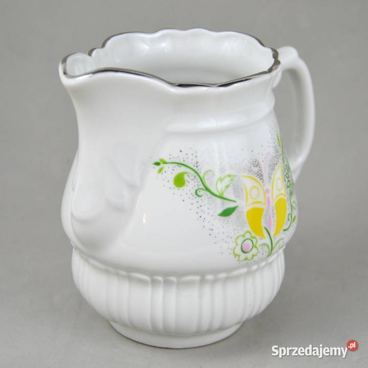 Mlecznik porcelana motyl wśród kwiatów Włocławek Bronisze
