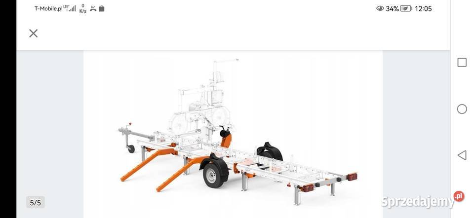 Trak tasmowy mobilny silnik 75kw z wyświetlaczem Złoty Stok