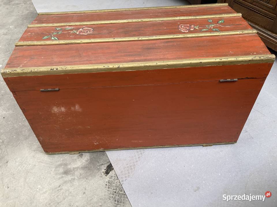 Skrzynia drewniana stan Wolsztyn